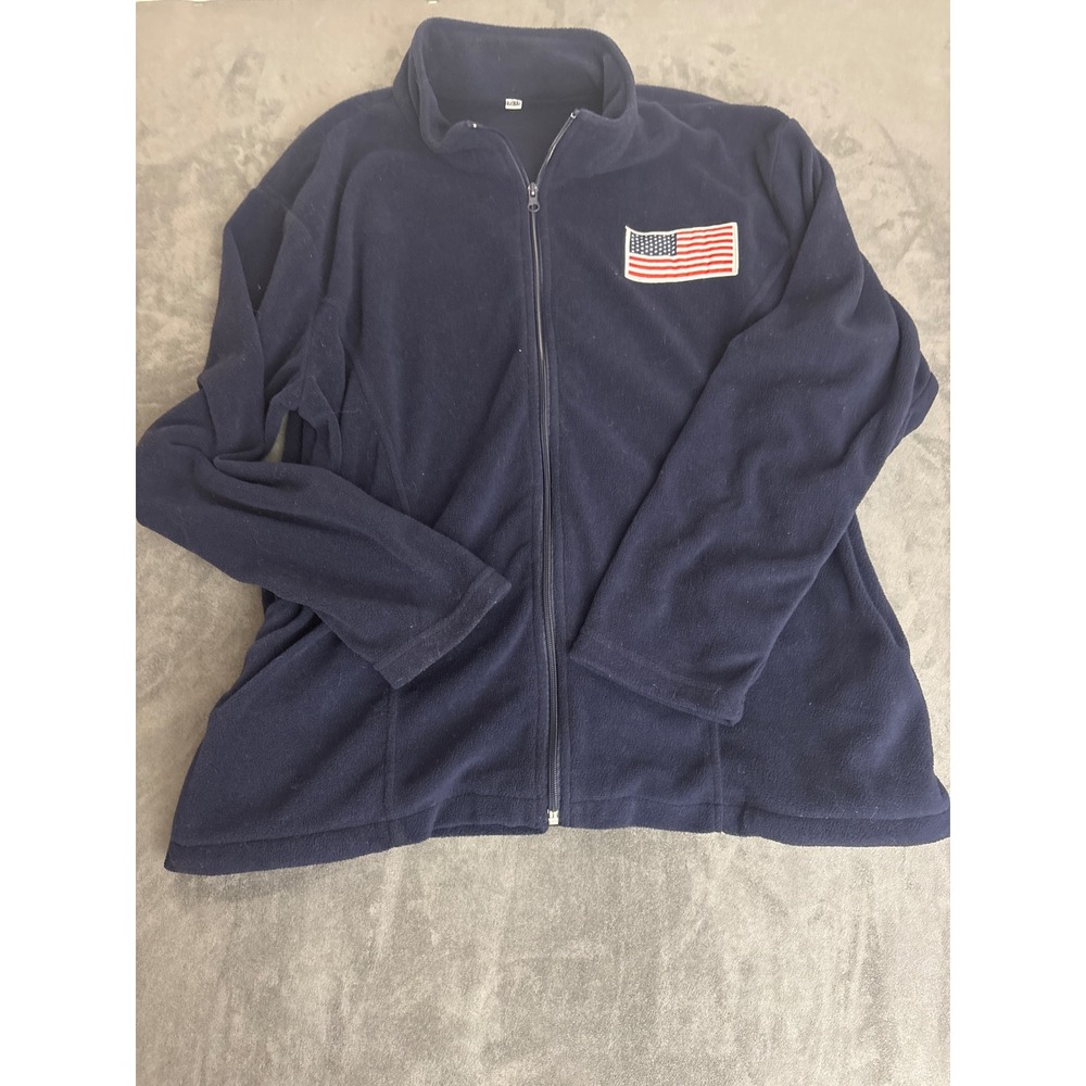 American Flag Warm Fuzzy Jacket